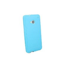 香港XMART皮紋硅膠保護套 為HTC One M7增添藍色時尚魅力